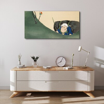 Obraz Canvas Zagubiony w zieleni
