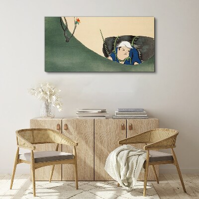 Obraz Canvas Zagubiony w zieleni