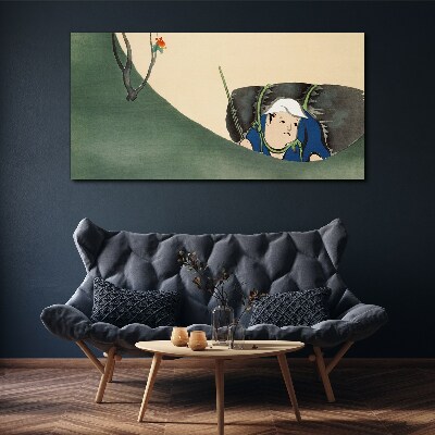 Obraz Canvas Zagubiony w zieleni