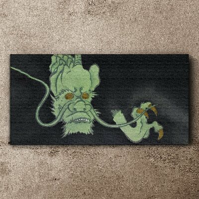 Obraz Canvas Smok w mroku