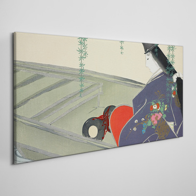 Obraz Canvas Abstrakcja Kobiety Kimono