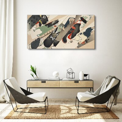 Obraz Canvas Tańczące zwierzęta w ruchu