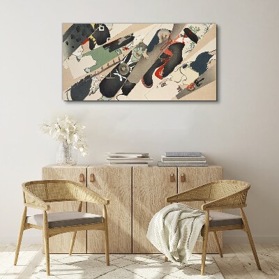 Obraz Canvas Tańczące zwierzęta w ruchu