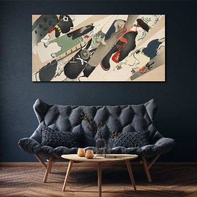 Obraz Canvas Tańczące zwierzęta w ruchu
