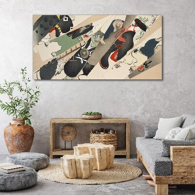 Obraz Canvas Tańczące zwierzęta w ruchu