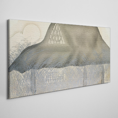 Obraz Canvas Abstrakcja Dom Słońce