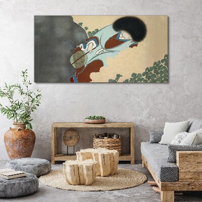 Obraz Canvas Zimowy spacer w tradycyjnym stylu