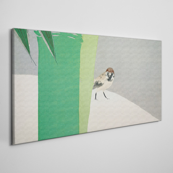 Obraz Canvas Skrzydlaty przyjaciel w zieleni