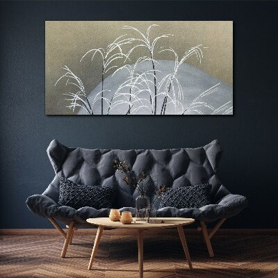 Obraz Canvas Abstrakcja Rośliny Śnieg