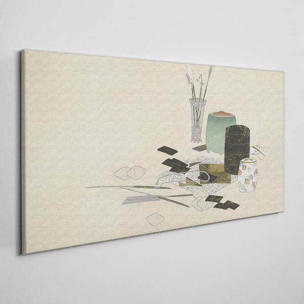 Obraz Canvas Minimalistyczna kompozycja z ceramiką