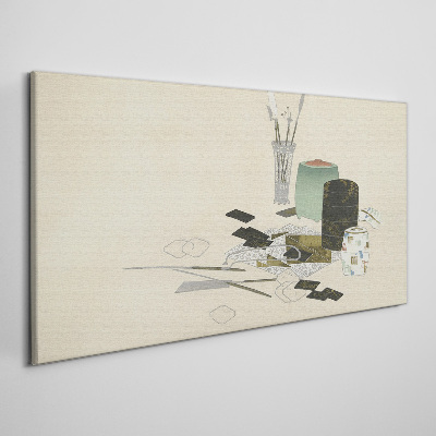Obraz Canvas Minimalistyczna kompozycja z ceramiką