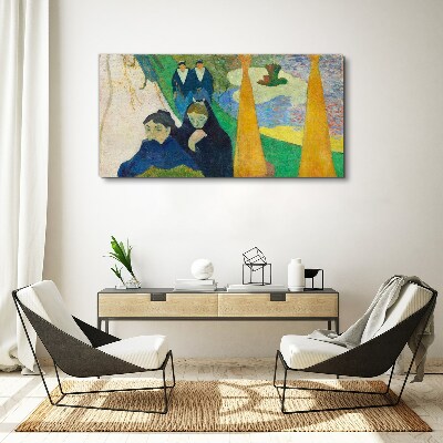 Obraz Canvas Smutek i refleksja w krajobrazie