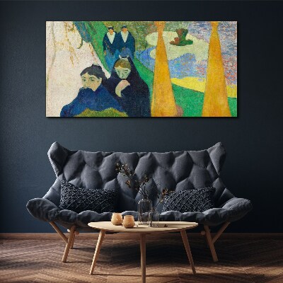 Obraz Canvas Smutek i refleksja w krajobrazie