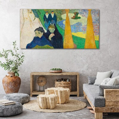 Obraz Canvas Smutek i refleksja w krajobrazie