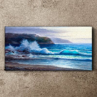 Obraz Canvas „Spokojne fale oceanu”