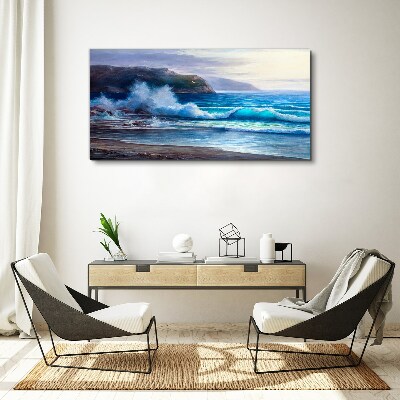 Obraz Canvas „Spokojne fale oceanu”