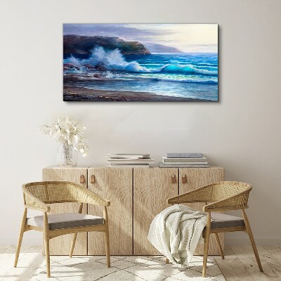 Obraz Canvas „Spokojne fale oceanu”