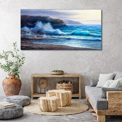 Obraz Canvas „Spokojne fale oceanu”
