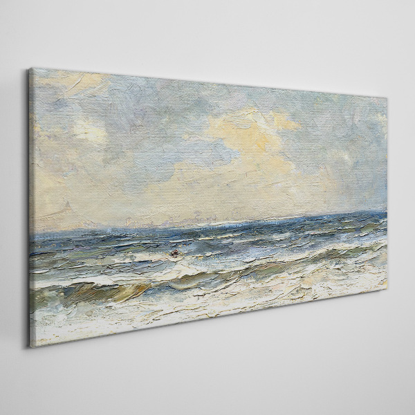 Obraz Canvas Spokojne morze w letni dzień