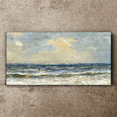 Obraz Canvas Spokojne morze w letni dzień