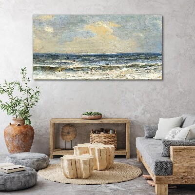 Obraz Canvas Spokojne morze w letni dzień