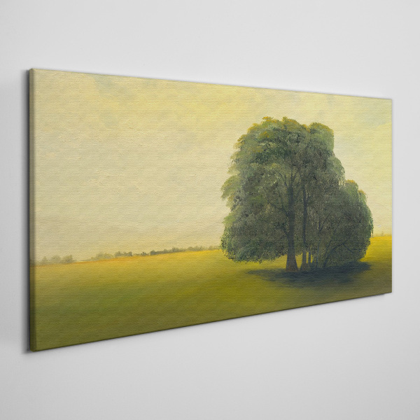 Obraz Canvas Spokojny pejzaż z drzewem