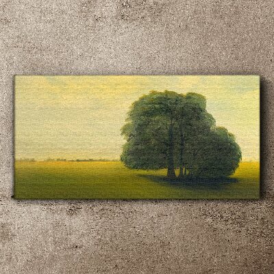 Obraz Canvas Spokojny pejzaż z drzewem
