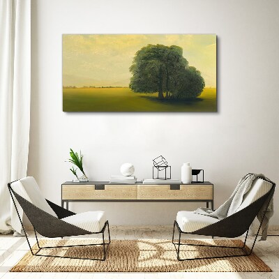 Obraz Canvas Spokojny pejzaż z drzewem