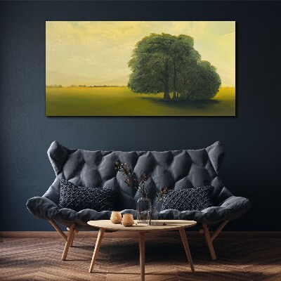 Obraz Canvas Spokojny pejzaż z drzewem