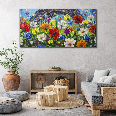 Obraz Canvas Malarstwo kwiaty Natura