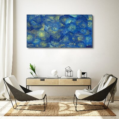 Obraz Canvas Nocne niebo w odcieniach błękitu
