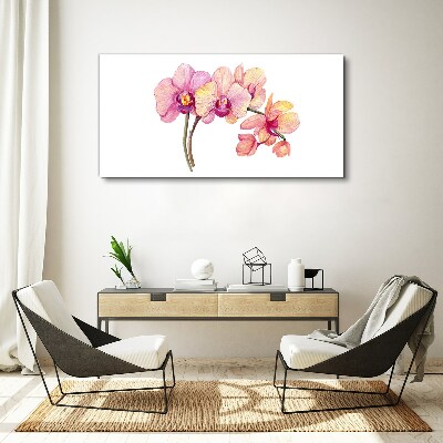 Obraz Canvas Malarstwo kwiaty gałąź