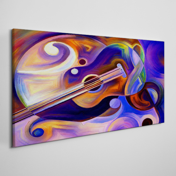 Obraz na Płótnie abstrakcja muzyka skrzypce