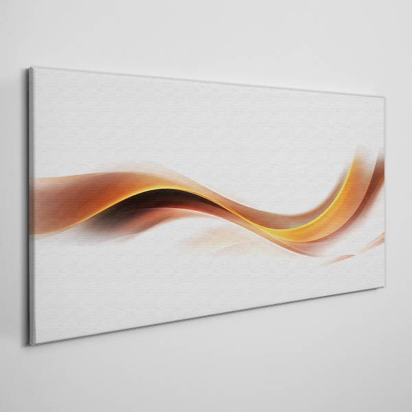 Obraz Canvas Fale ciepłych tonów