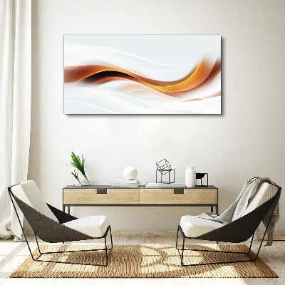Obraz Canvas Fale ciepłych tonów