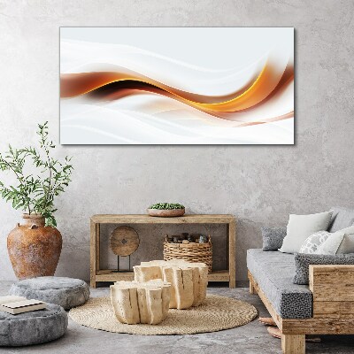 Obraz Canvas Fale ciepłych tonów