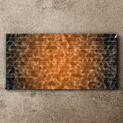 Obraz Canvas Geometria w odcieniach brązu