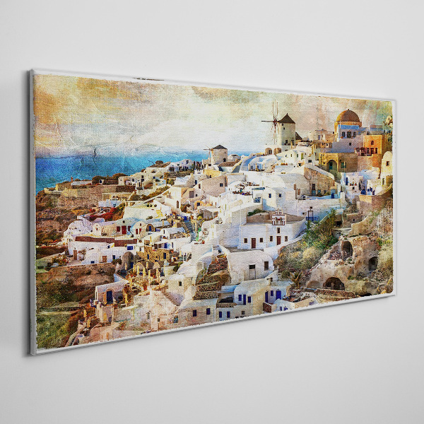 Obraz Canvas Santorini w Słońcu