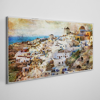 Obraz Canvas Santorini w Słońcu