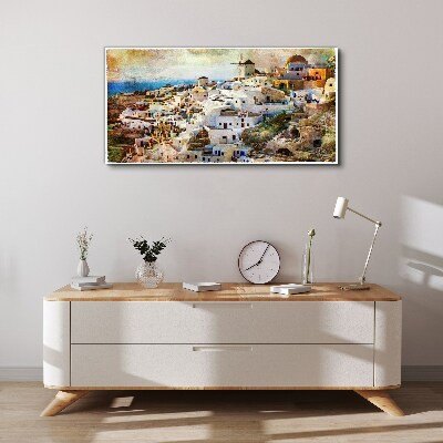 Obraz Canvas Santorini w Słońcu
