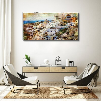 Obraz Canvas Santorini w Słońcu