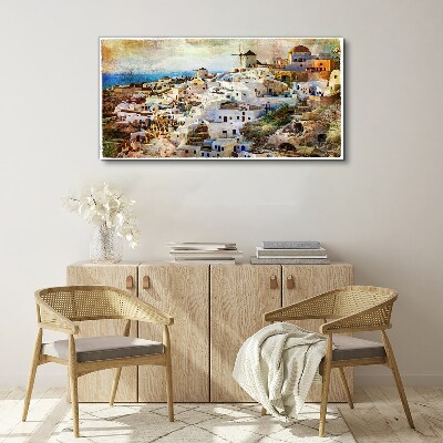 Obraz Canvas Santorini w Słońcu
