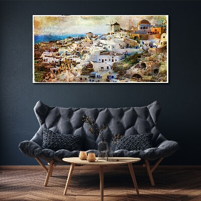 Obraz Canvas Santorini w Słońcu