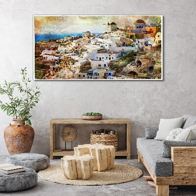 Obraz Canvas Santorini w Słońcu