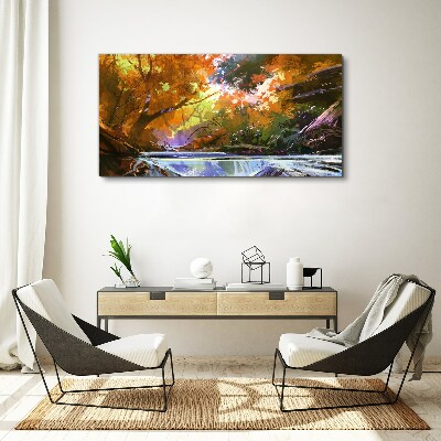 Obraz Canvas Jesienny pejzaż nad rzeką