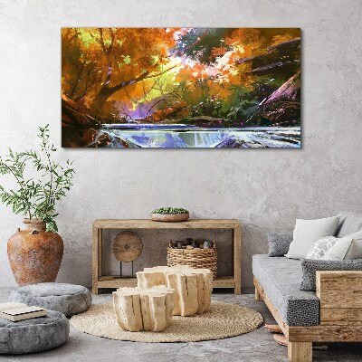 Obraz Canvas Jesienny pejzaż nad rzeką