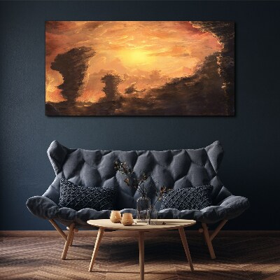 Obraz Canvas Zachód słońca nad chmurami