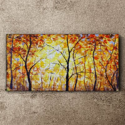 Obraz Canvas Złota jesień w lesie