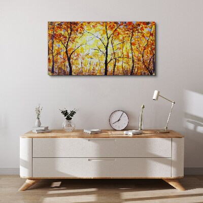 Obraz Canvas Złota jesień w lesie