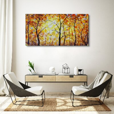 Obraz Canvas Złota jesień w lesie